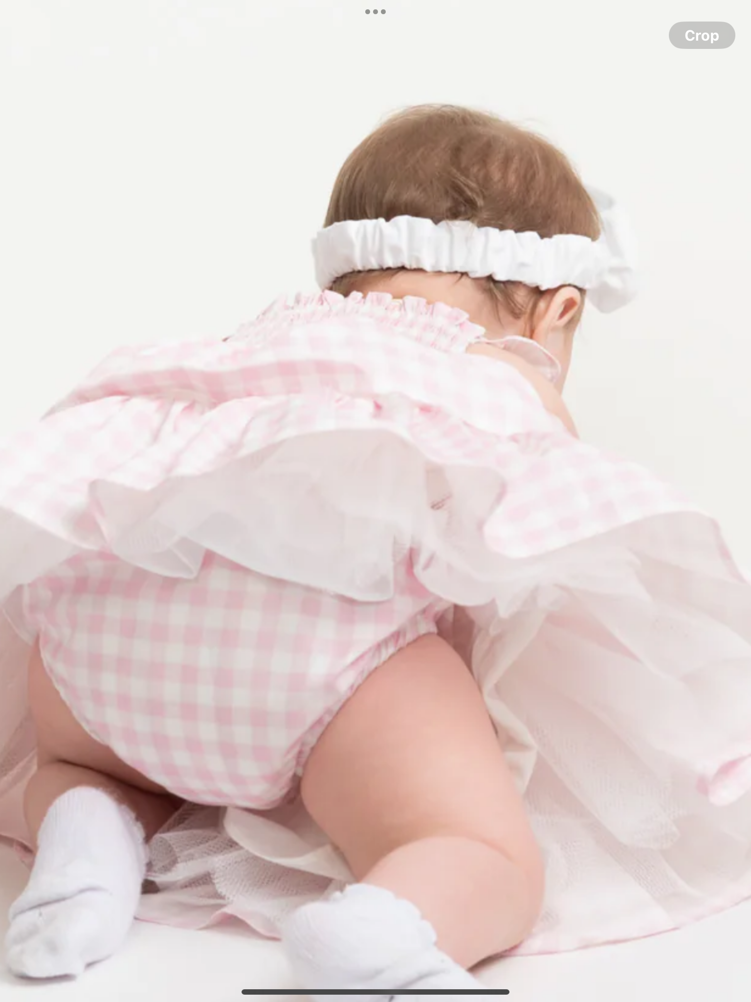 Country Kitchen Pink Gingham Baby Dress Set 0325218