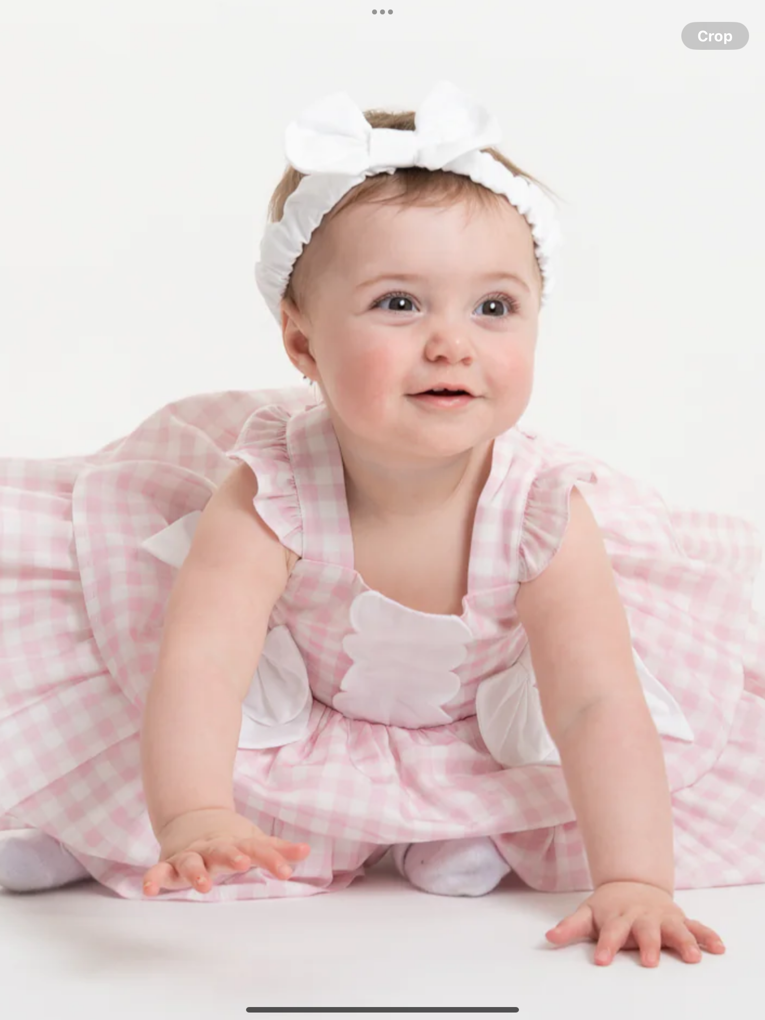 Country Kitchen Pink Gingham Baby Dress Set 0325218