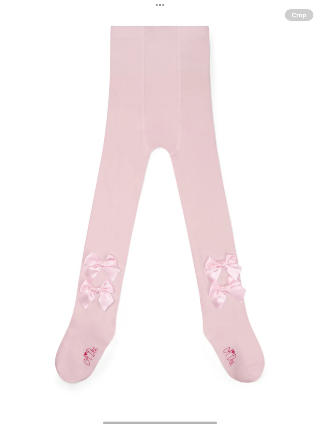 PRE ORDER A Dee Girls Pink Bow 'Adaline' Tights 0726800