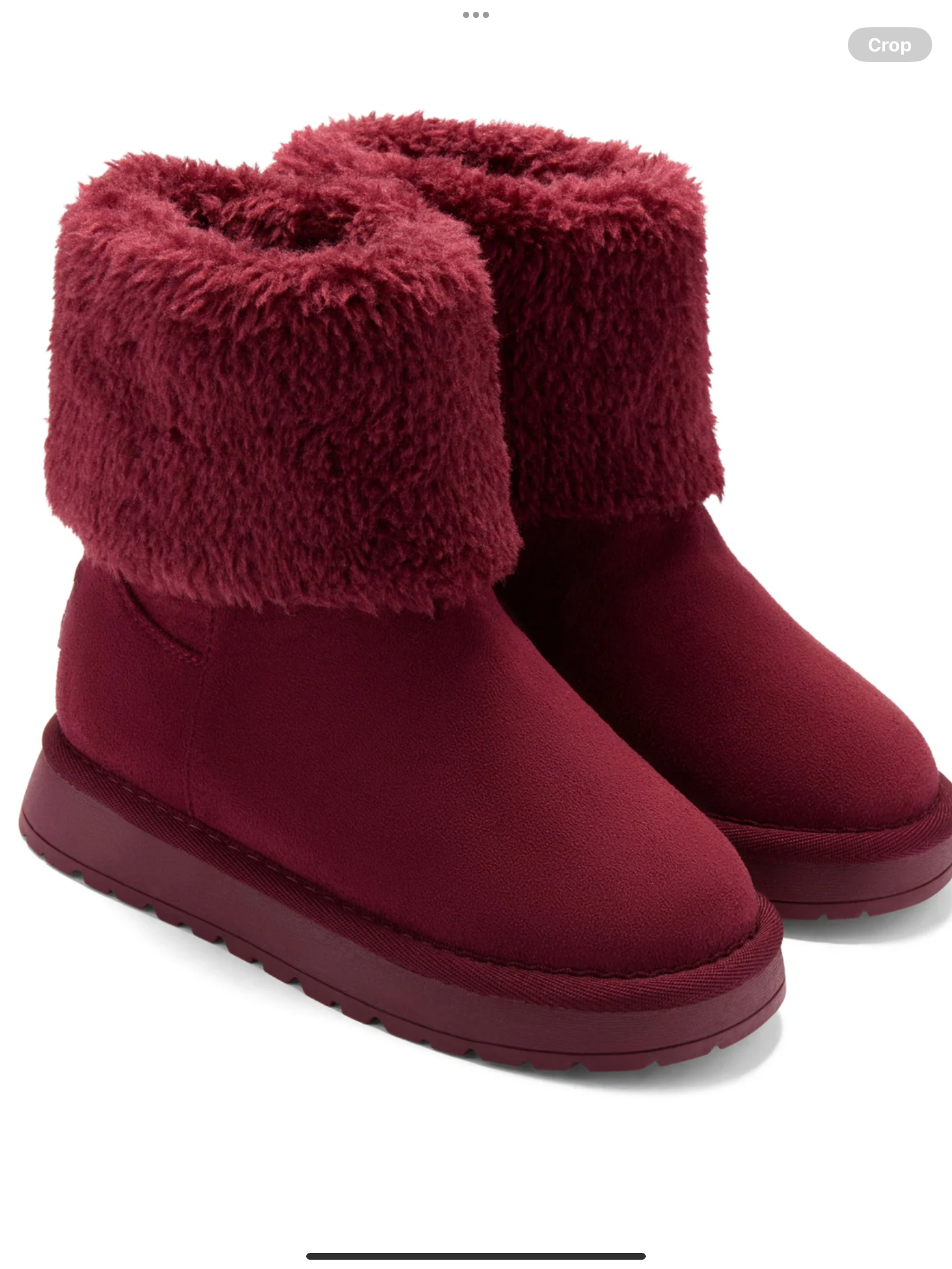PRE ORDER A Dee Girls 'Fluffie' Cherry Fur Trim Boots  0726814