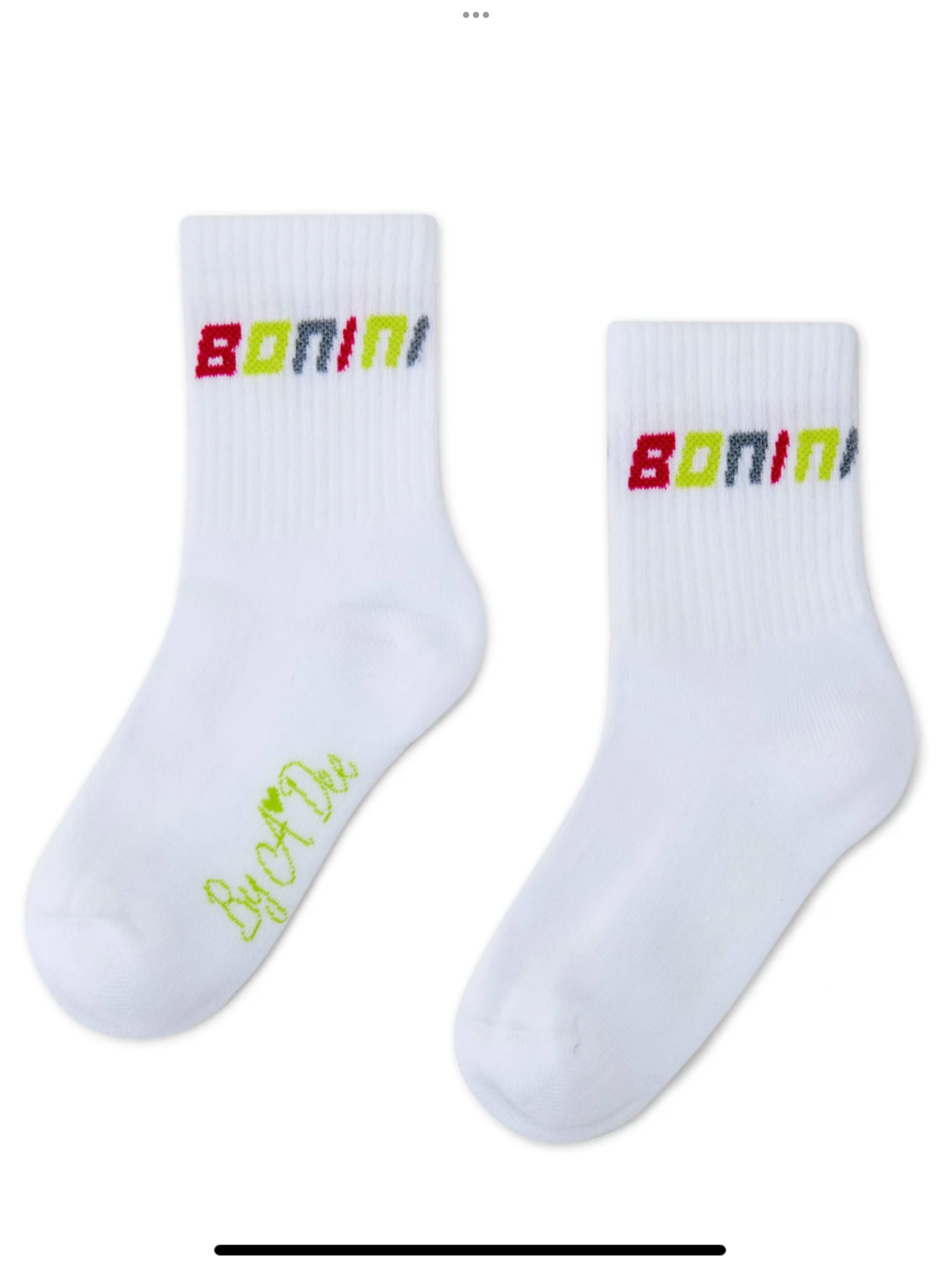 PRE ORDER BONINI BY A DEE Twirl Sport Socks - White 0726820