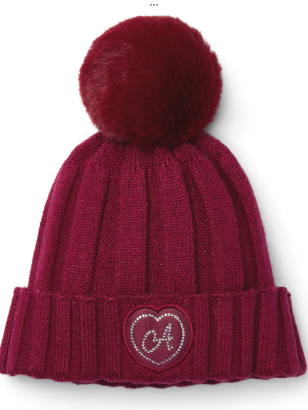 PRE ORDER  A Dee Girls Cherry 'Bobbie' Pom Pom Hat 0726822
