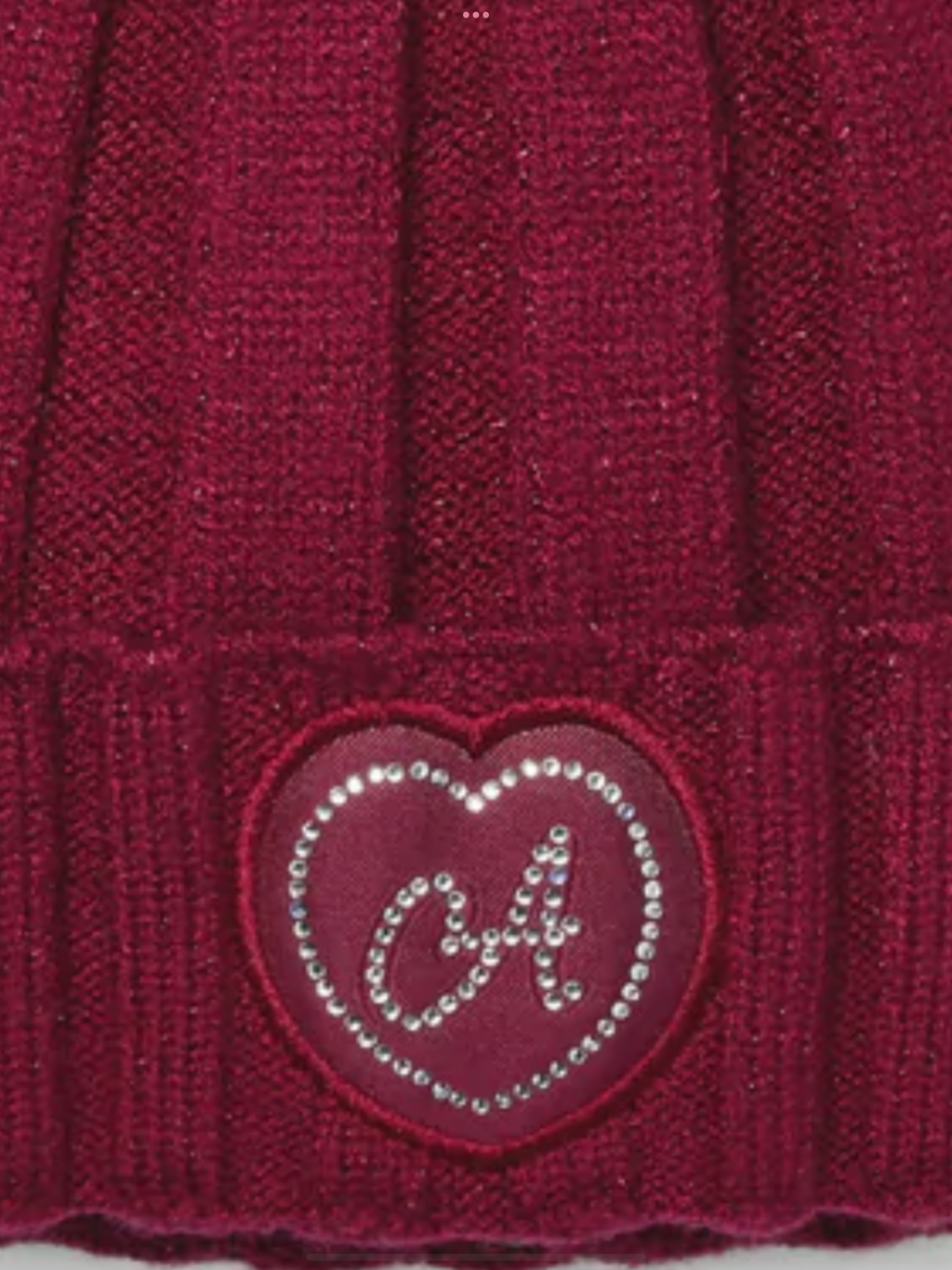 PRE ORDER  A Dee Girls Cherry 'Bobbie' Pom Pom Hat 0726822