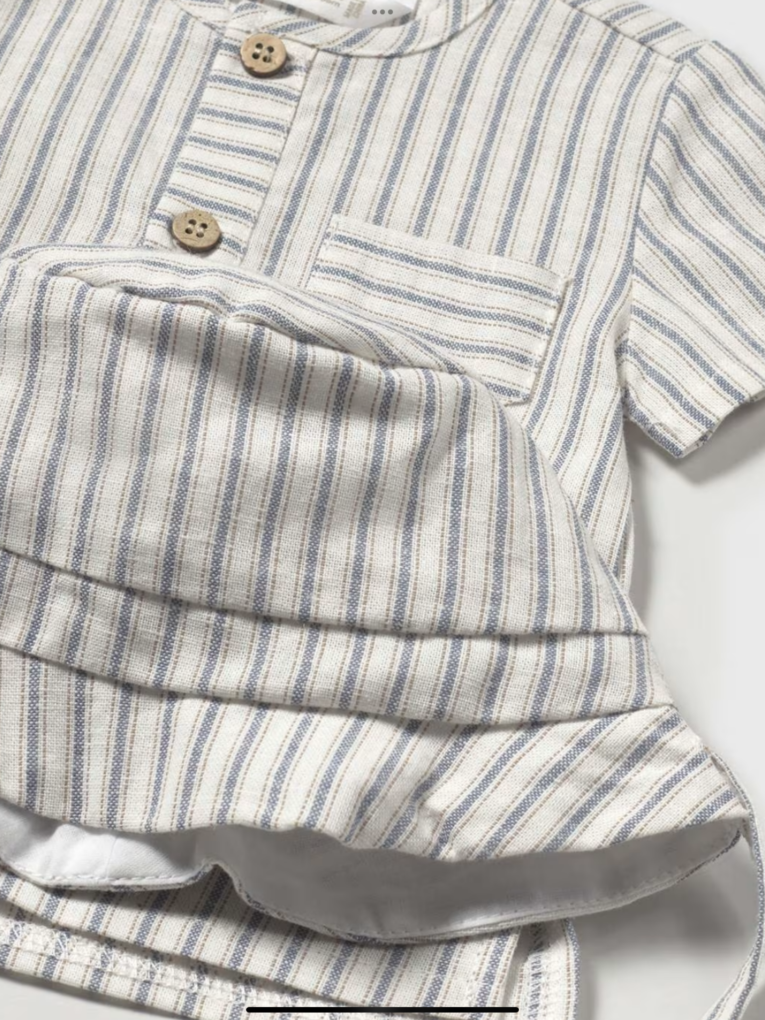 Newborn boy 3 piece striped set 0425246