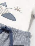 Newborn boy shorts and T-shirt set  0425248