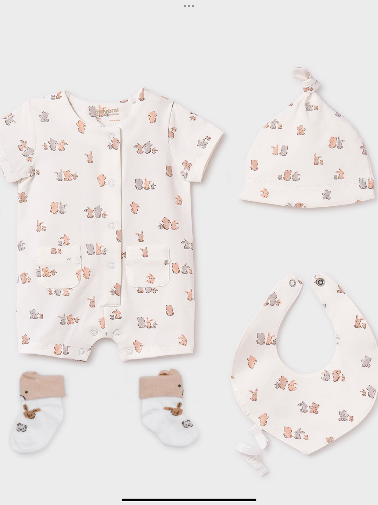 Mayoral Baby 4 piece gift set 0425253