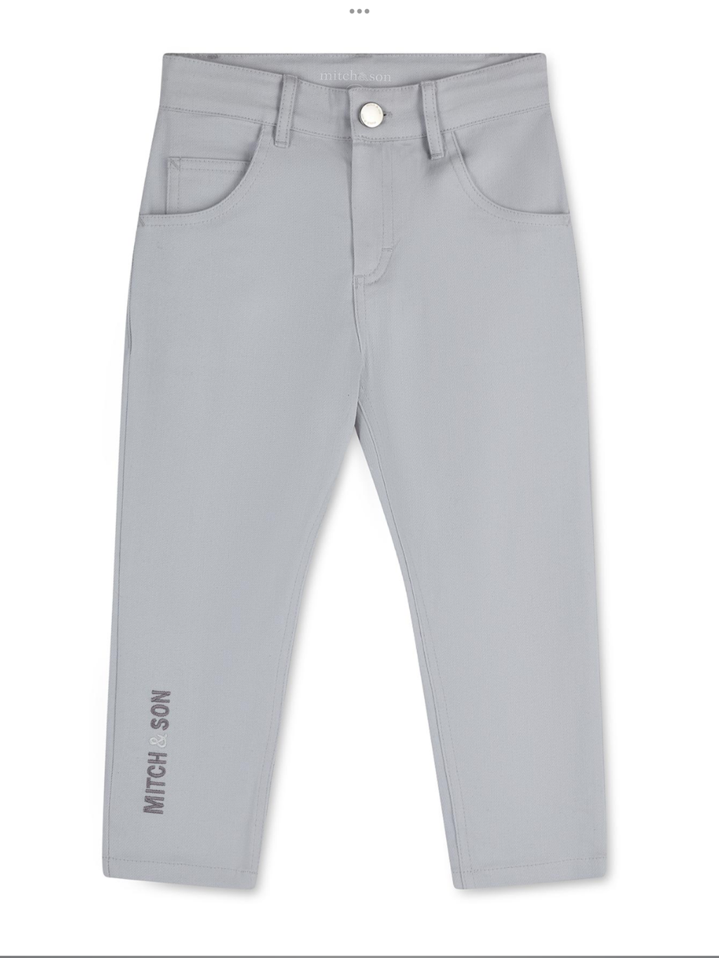 Mitch & Son Dynamic Grey Collection Trace Twill Trouser - Grey Chip 0826792