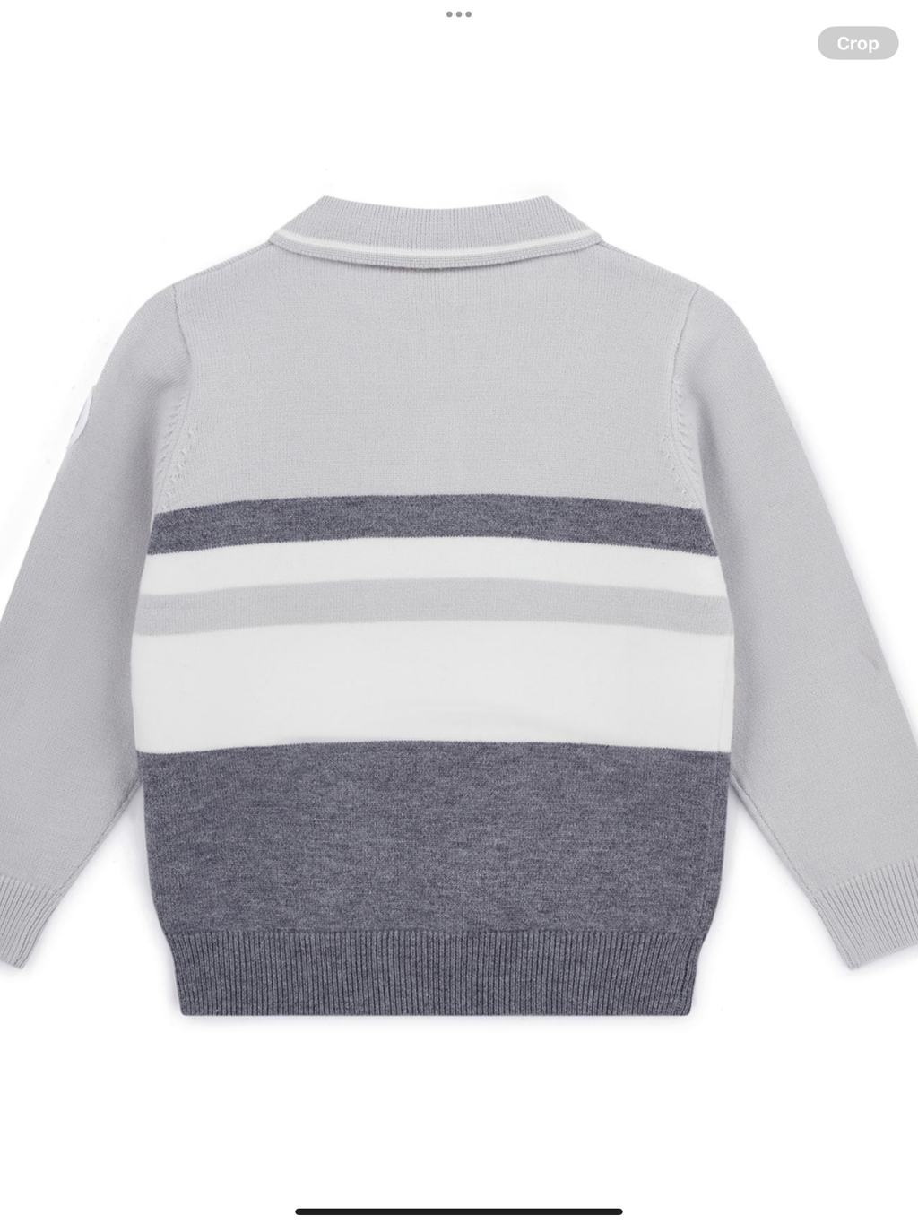 Mitch & Son Dynamic Grey Collection Tighe Knitted Polo - Grey Chip 0826793