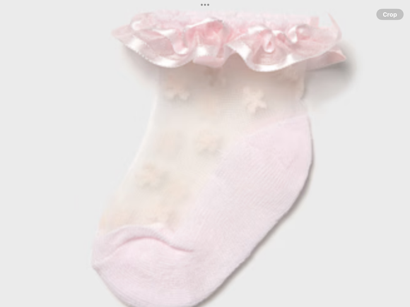 Mayoral  girl floral socks.  0425277