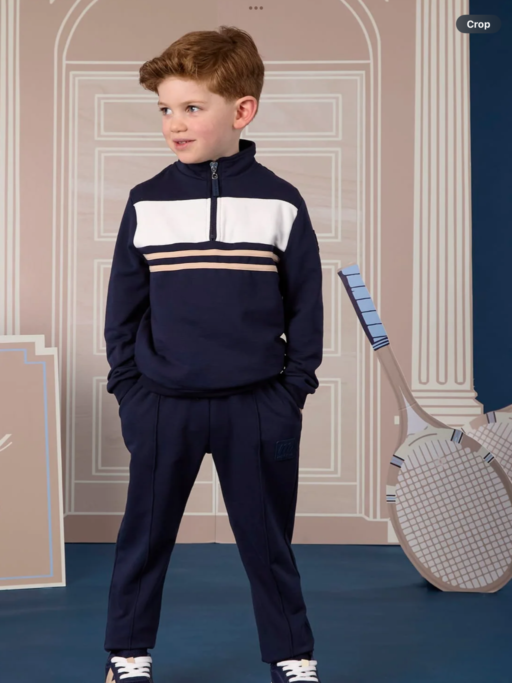 MITCH & SON MITCH & SONClassic Collection Samson - Quarter Zip Tracksuit - Navy 0826800