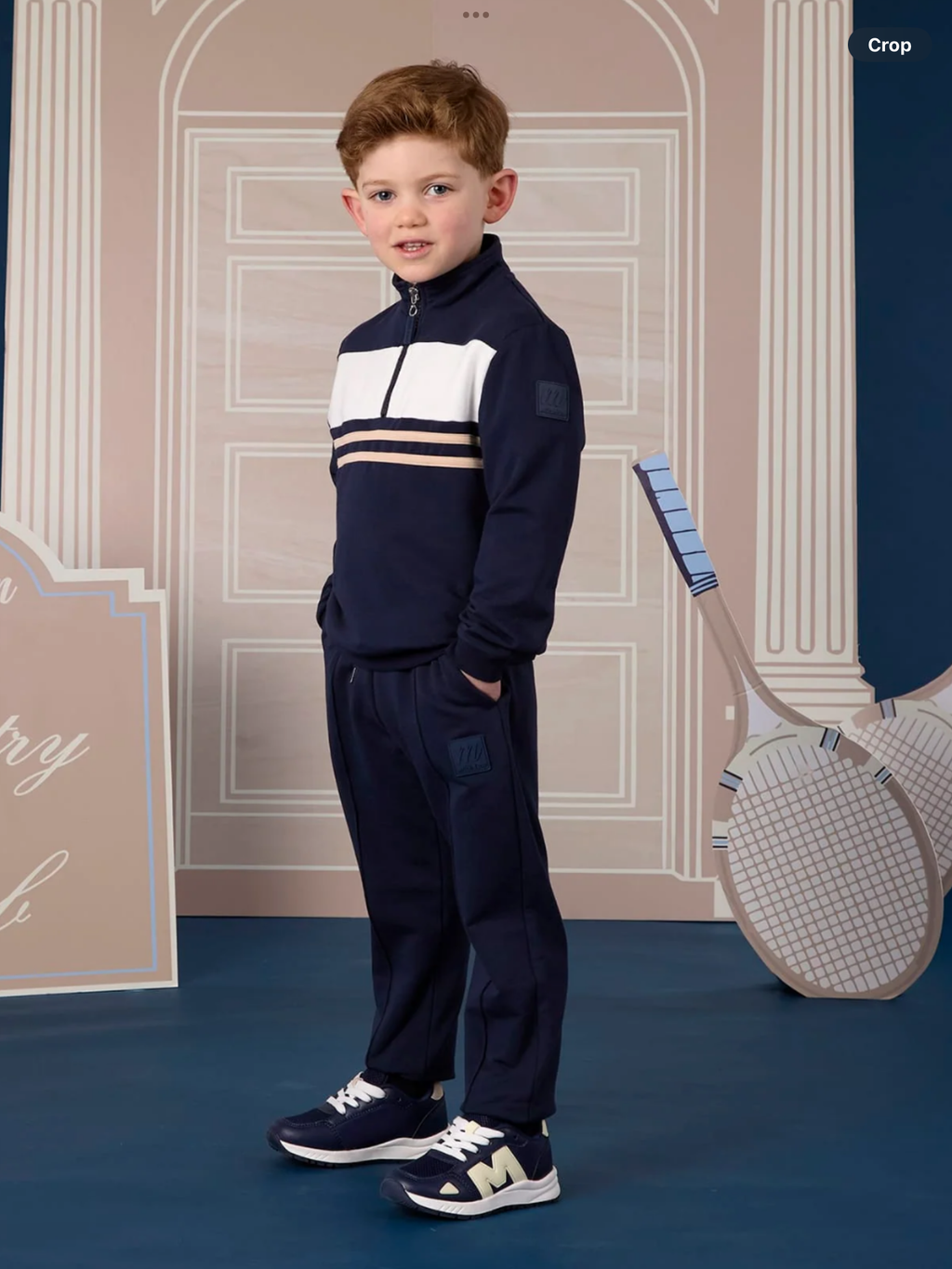 MITCH & SON MITCH & SONClassic Collection Samson - Quarter Zip Tracksuit - Navy 0826800