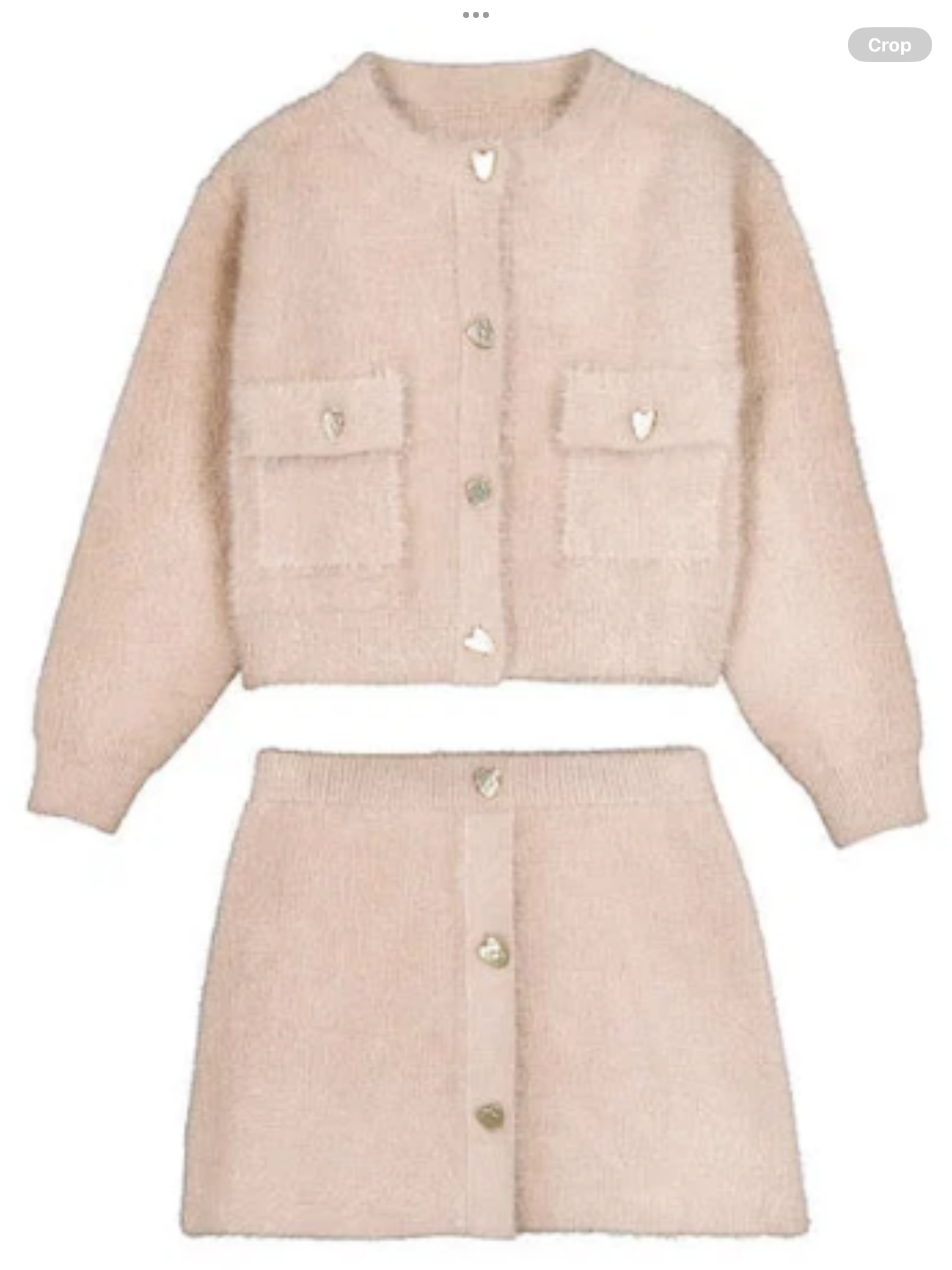 Mayoral AW26 Mini Tricot Skirt Set 4935 Beige    0826801