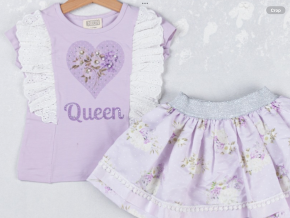 Lilac skirt set 0525280