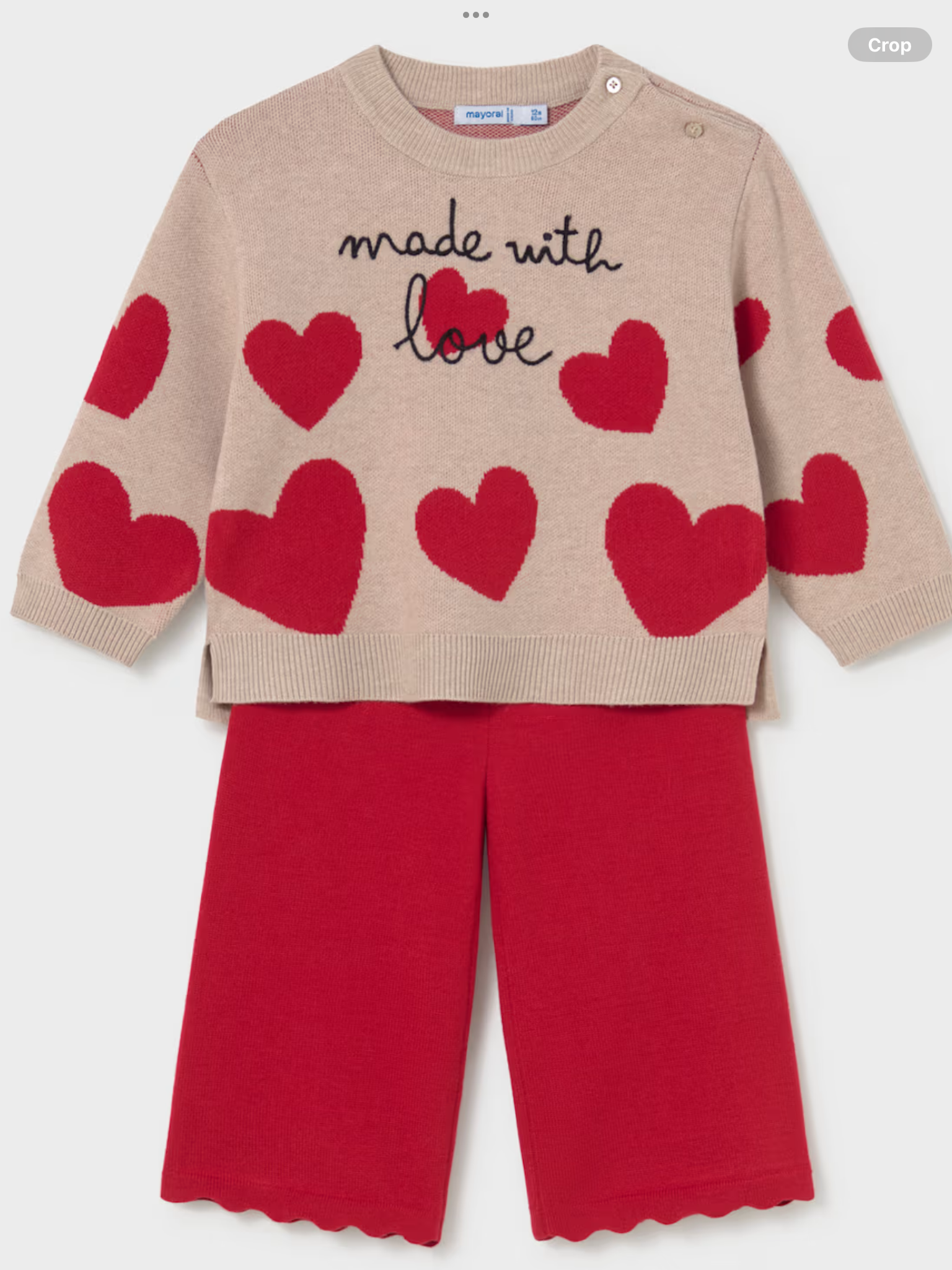 Mayoral  heart trousers and jumper set 0826824