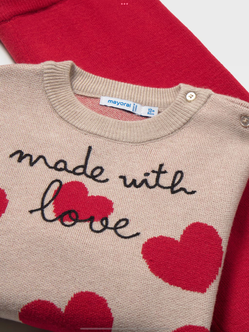 Mayoral  heart trousers and jumper set 0826824