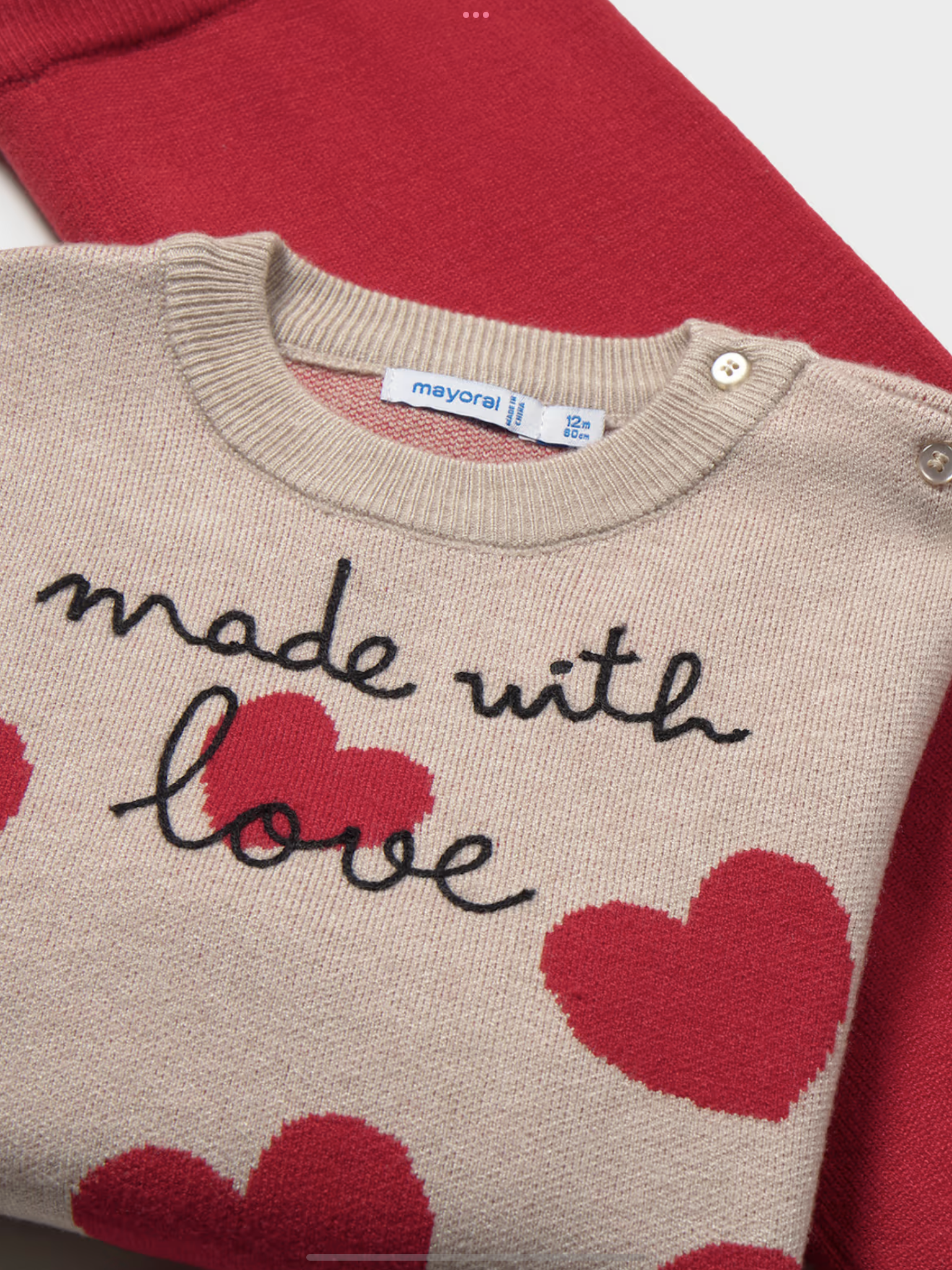 Mayoral  heart trousers and jumper set 0826824