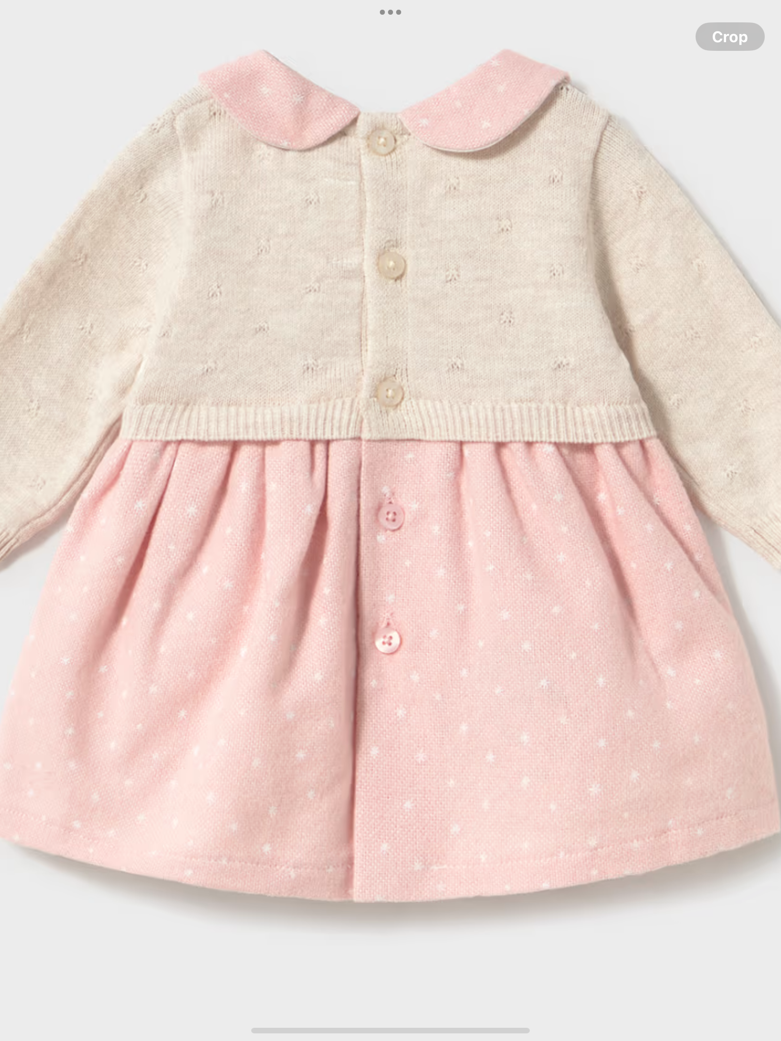 Mayoral Newborn Tricot Combo Dress 0826833