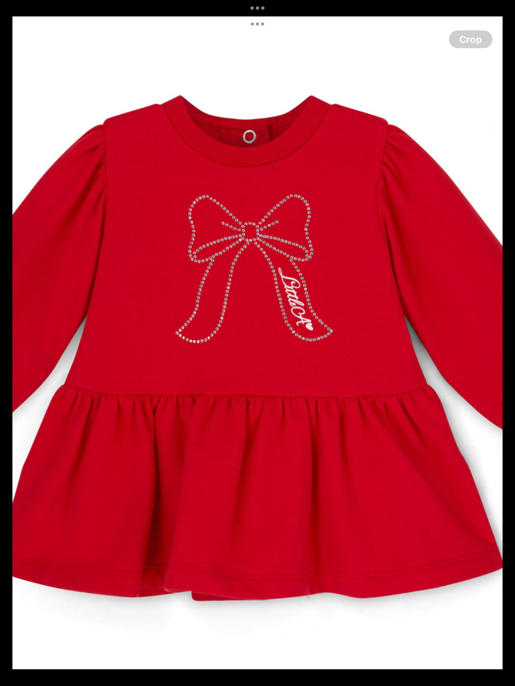 Little A Girls Little Locket Collection Esme Sweat Dress - Red 0826834