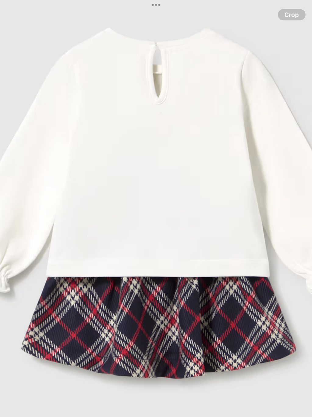 Mayoral check skirt and t-shirt set  0826835