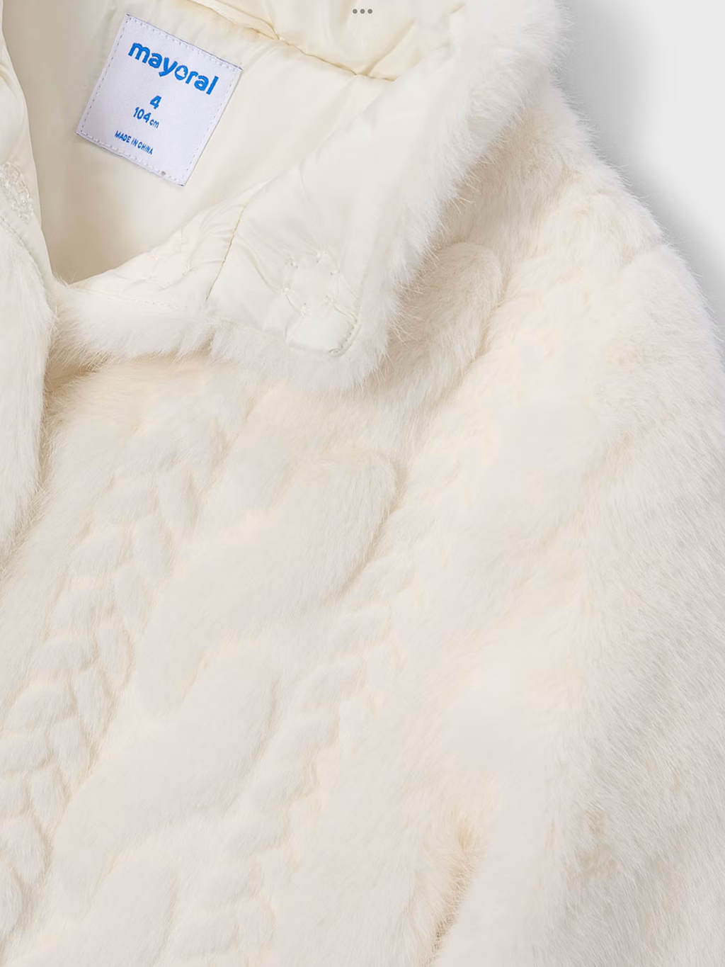 Mayoral Girls' fur coat  0826836