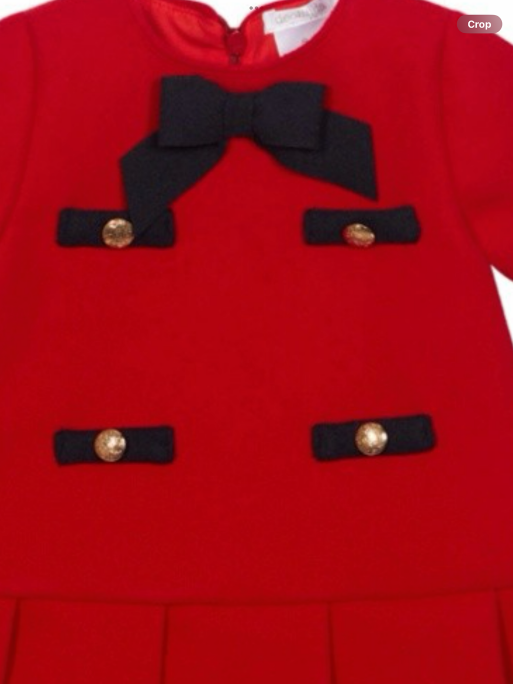 DEOLINDA  red and navy dress 0925842