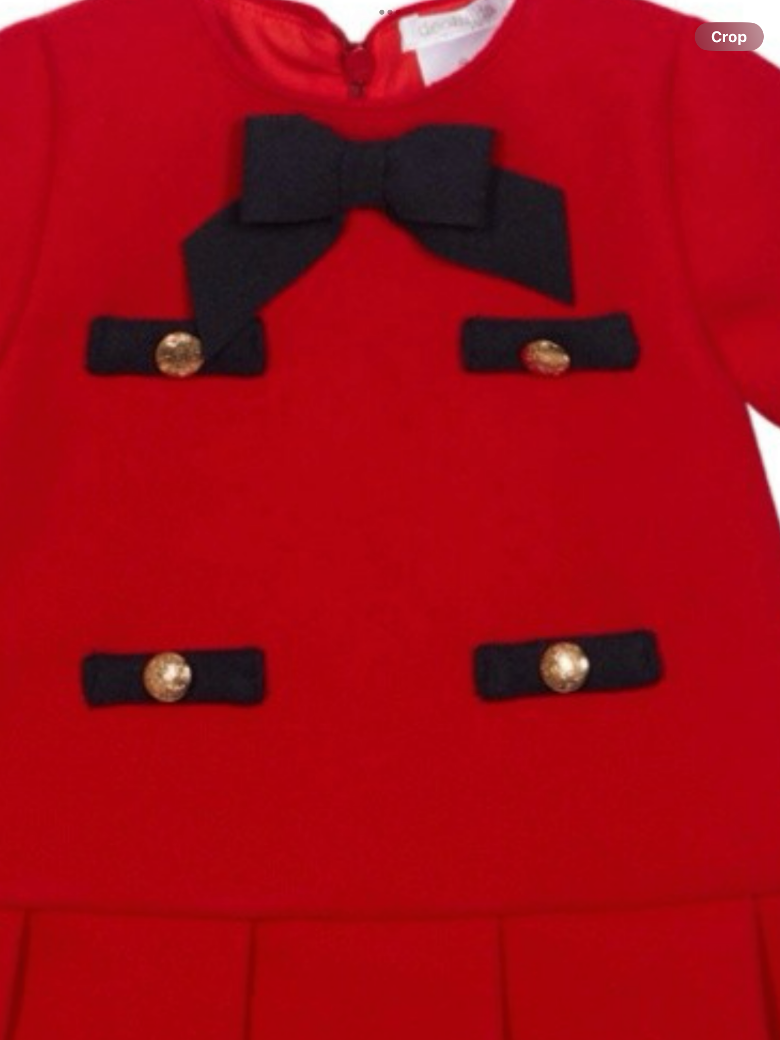 DEOLINDA  red and navy dress 0925842