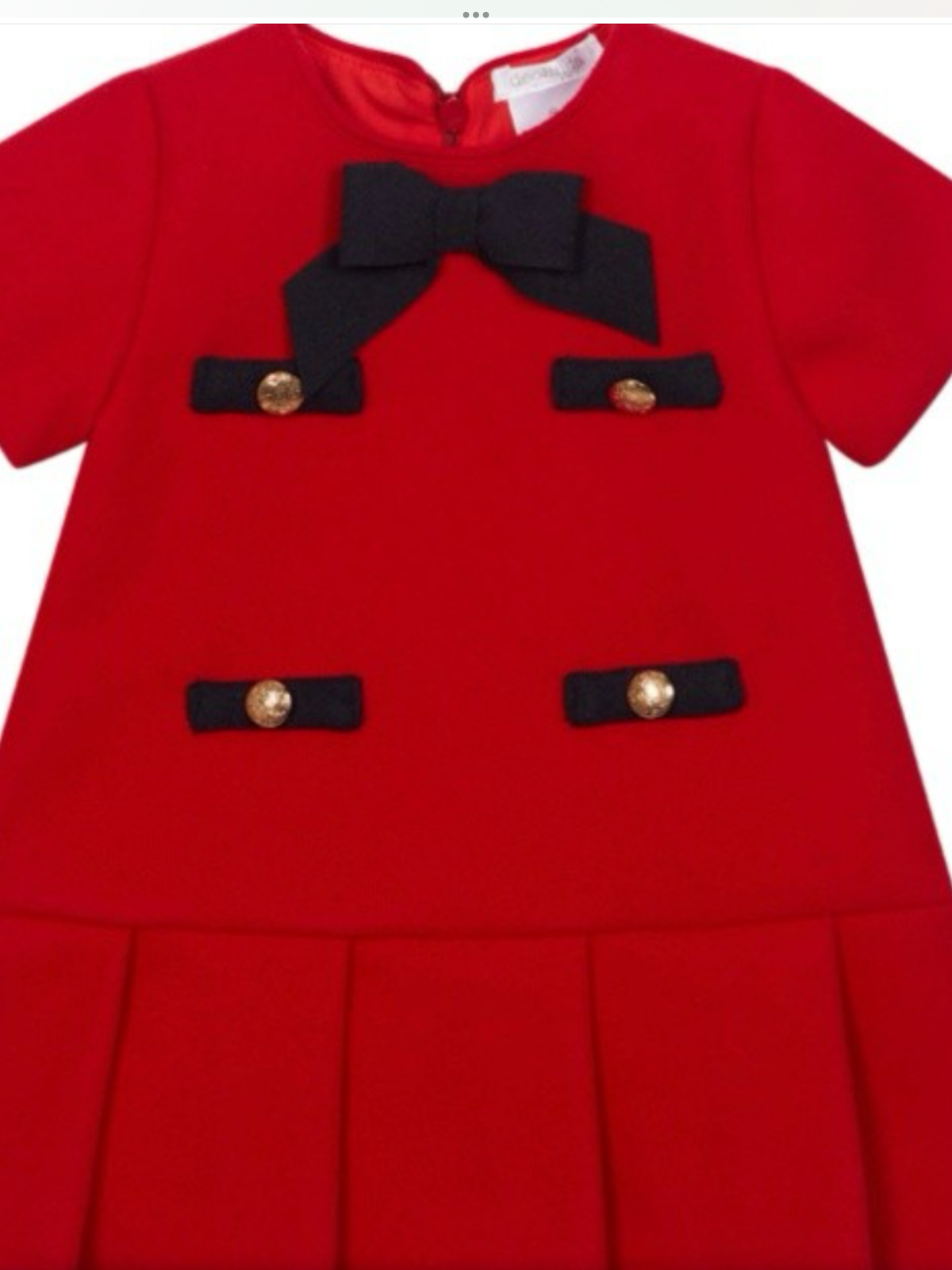 DEOLINDA  red and navy dress 0925842