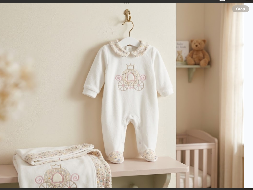 Chic by deolinda babygro and hat 0926852