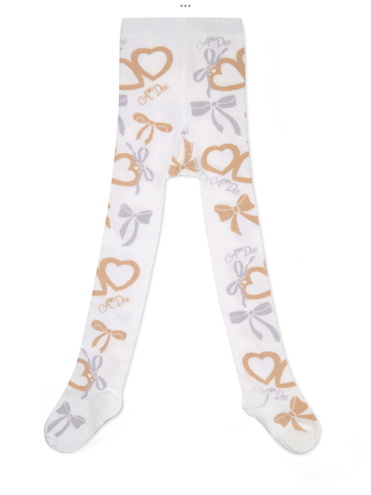 ADee Britney Bow Print TightsSnow White 0926862