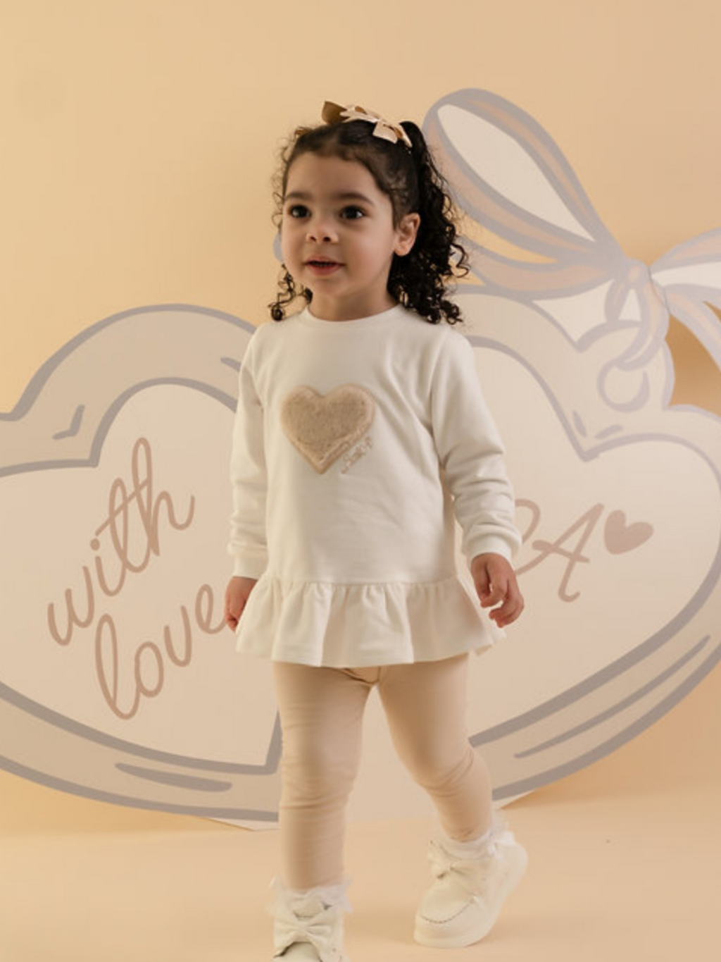 Little A White Demi Legging Set 0926871