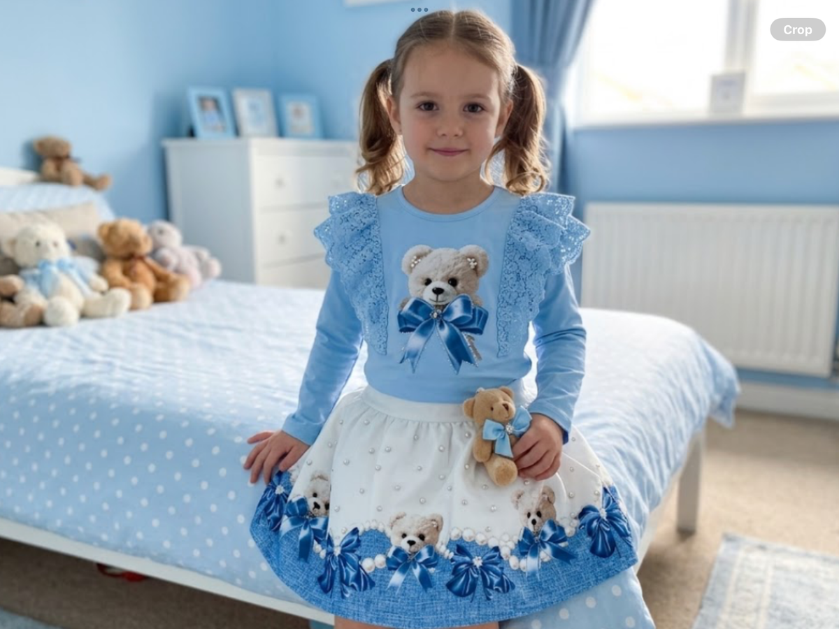Georgio bambini skirt set in blue 0926883