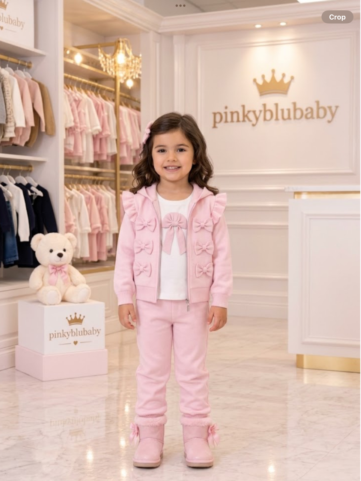 Giorgio Bambini Girls Bow Track Suit 0926888