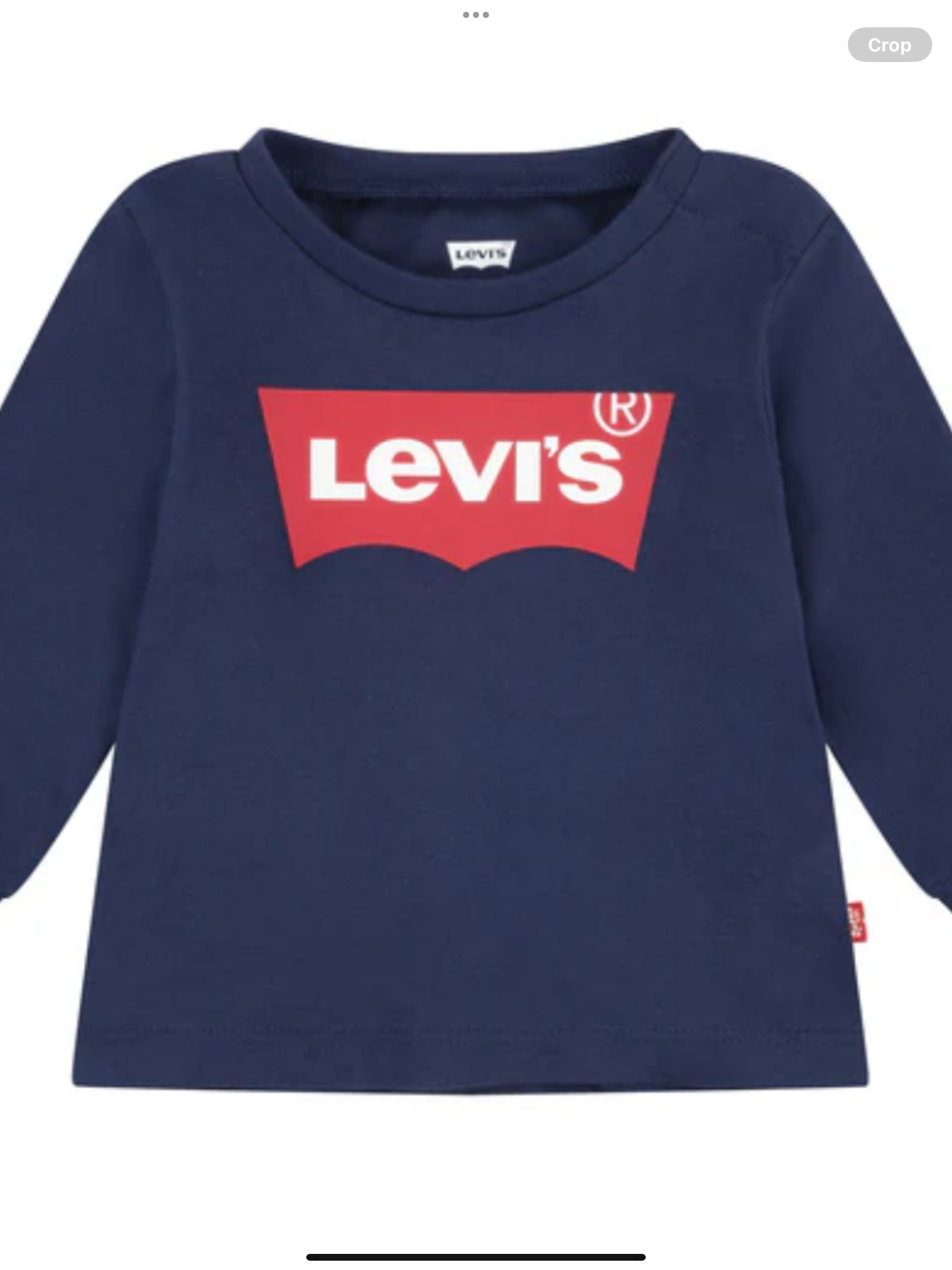 Levi long sleeved navy t shirt 0725229