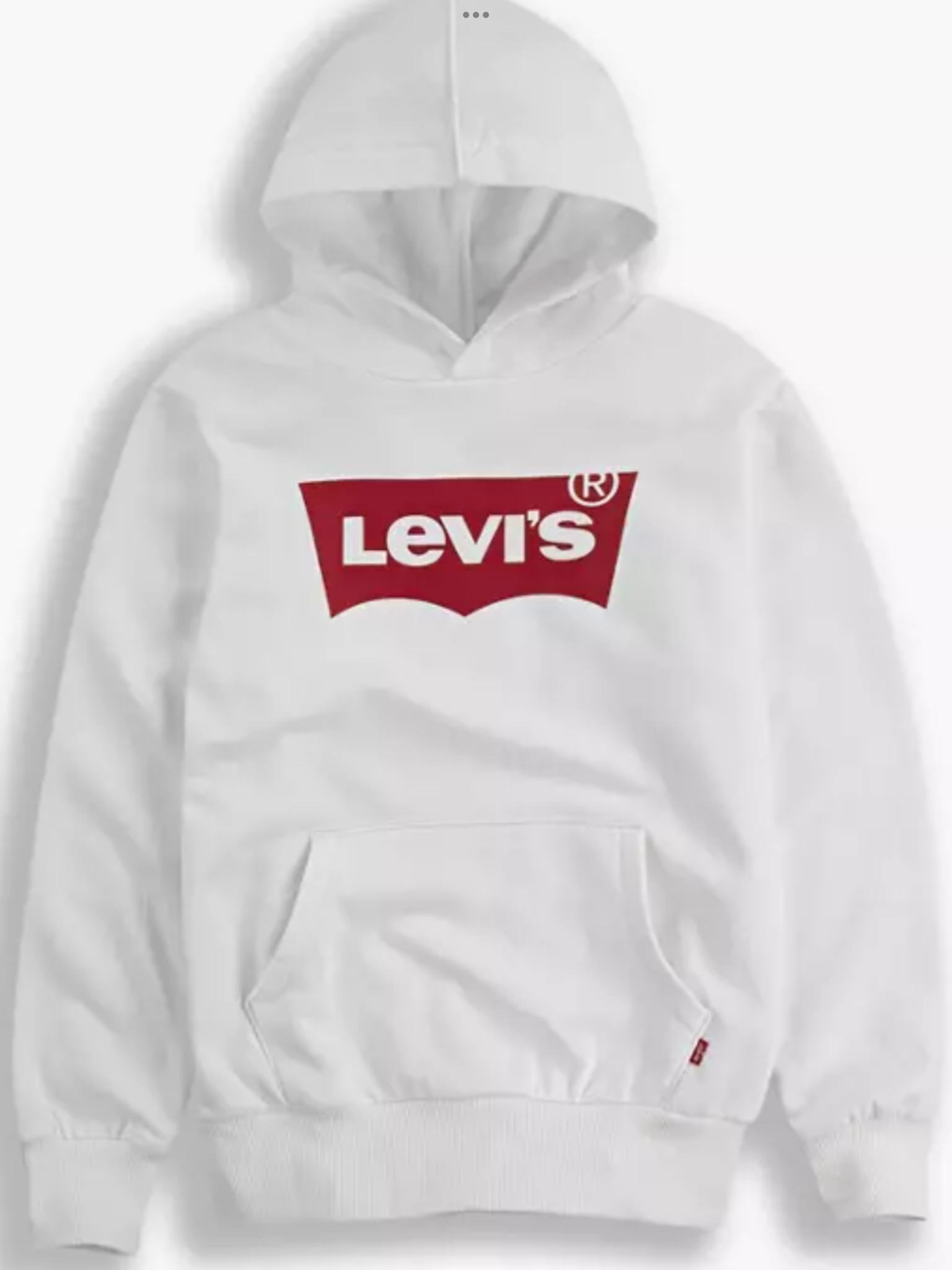 Levi white hoodie 0725232