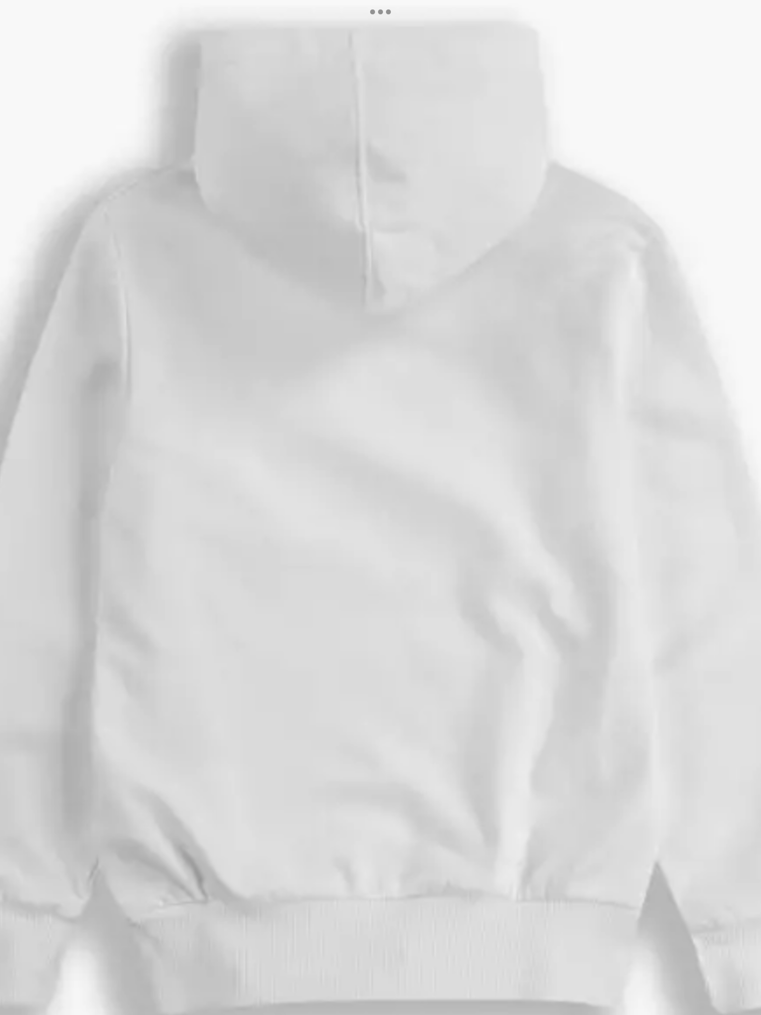 Levi white hoodie 0725232