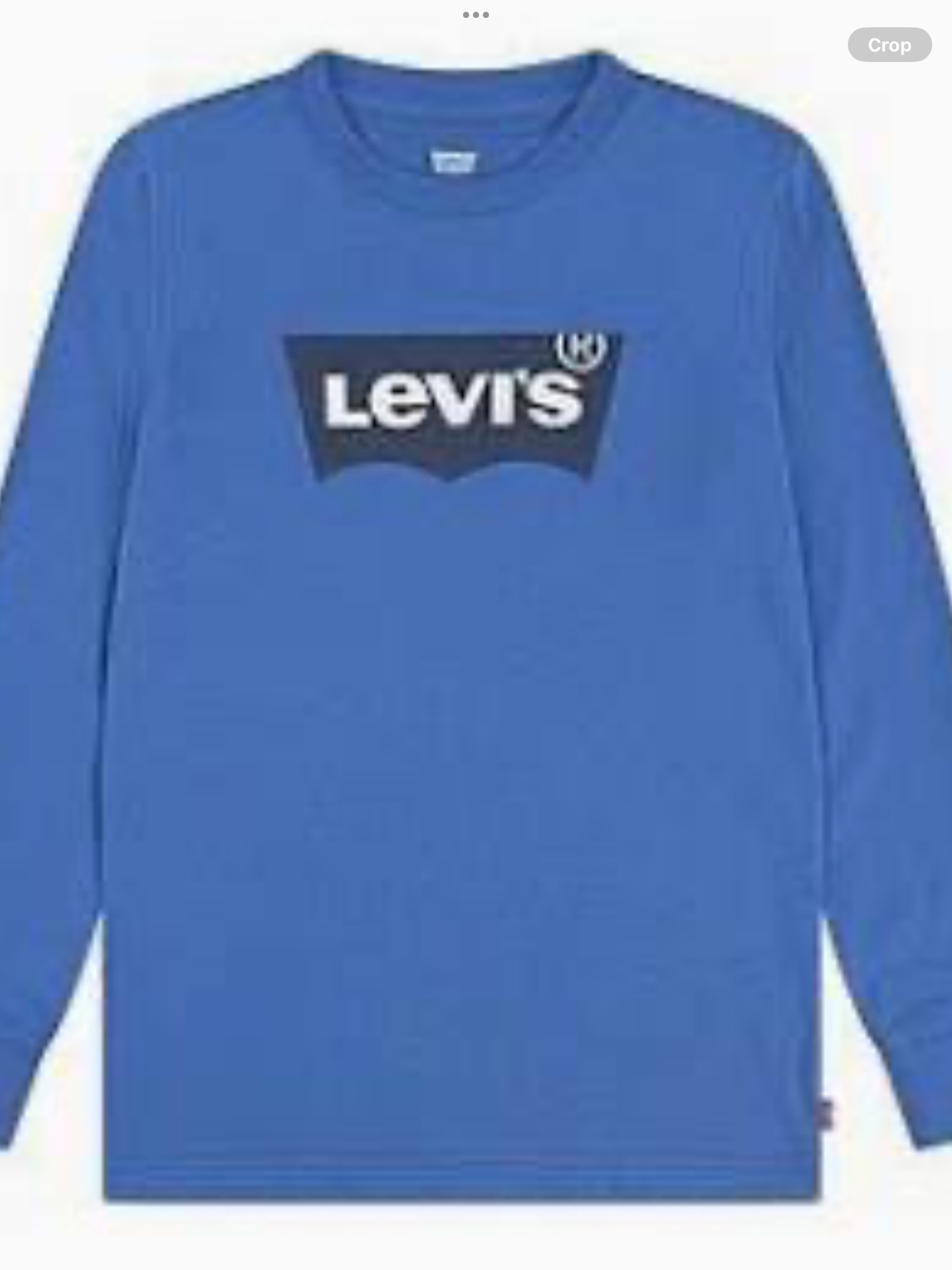 Levi Boys Long Sleeve Batwing Jumper- Blue 0725233