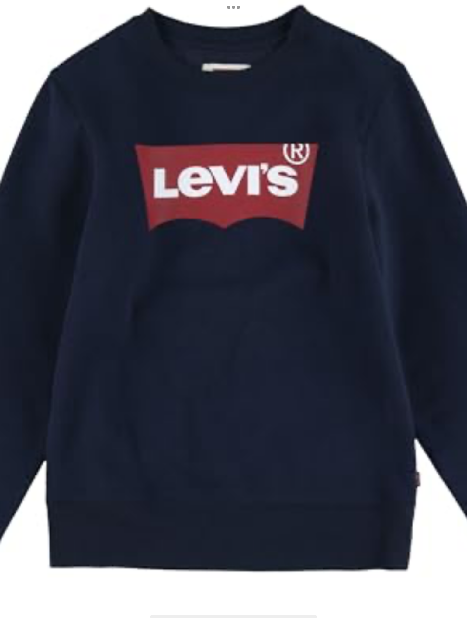 Levi navy sweatshirt 0725238