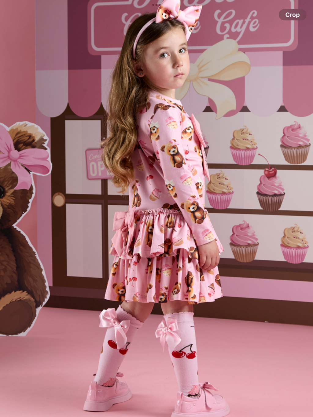 ADEE liberty bow print dress 0725242