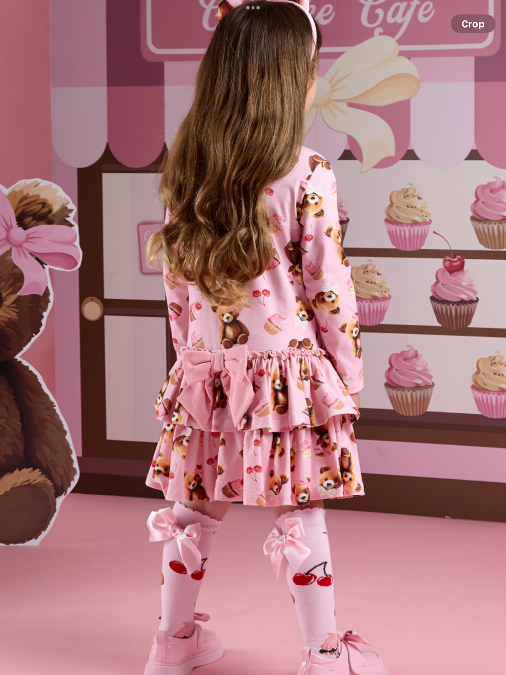 ADEE liberty bow print dress 0725242