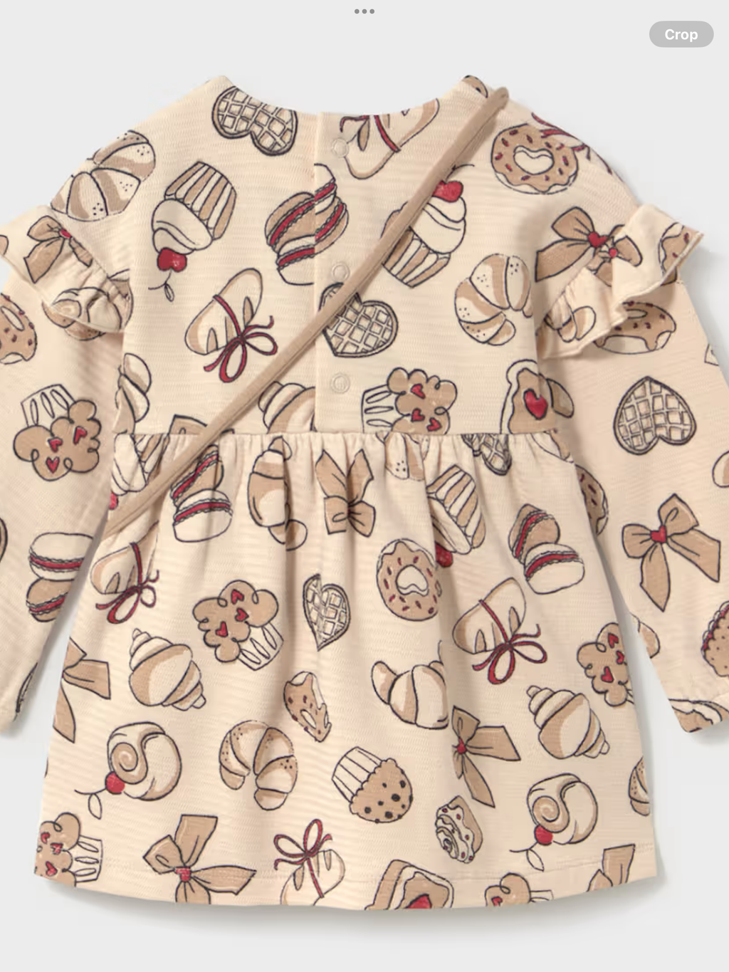 Mayoral Printed dress with a baby bag 1026907