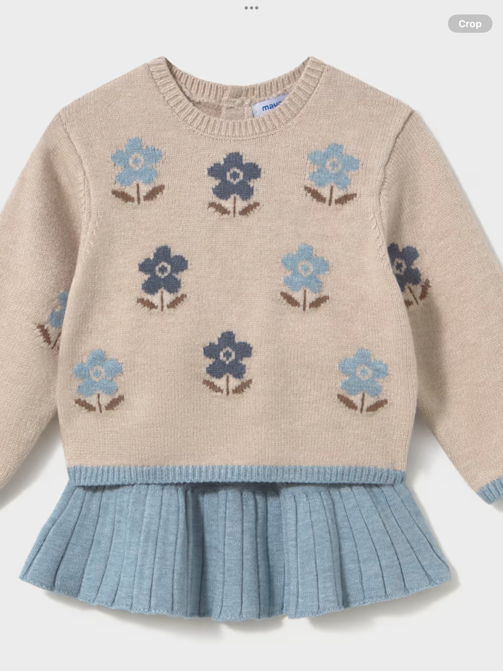 Mayoral Intarsia Skirt and Jumper Set 1026909