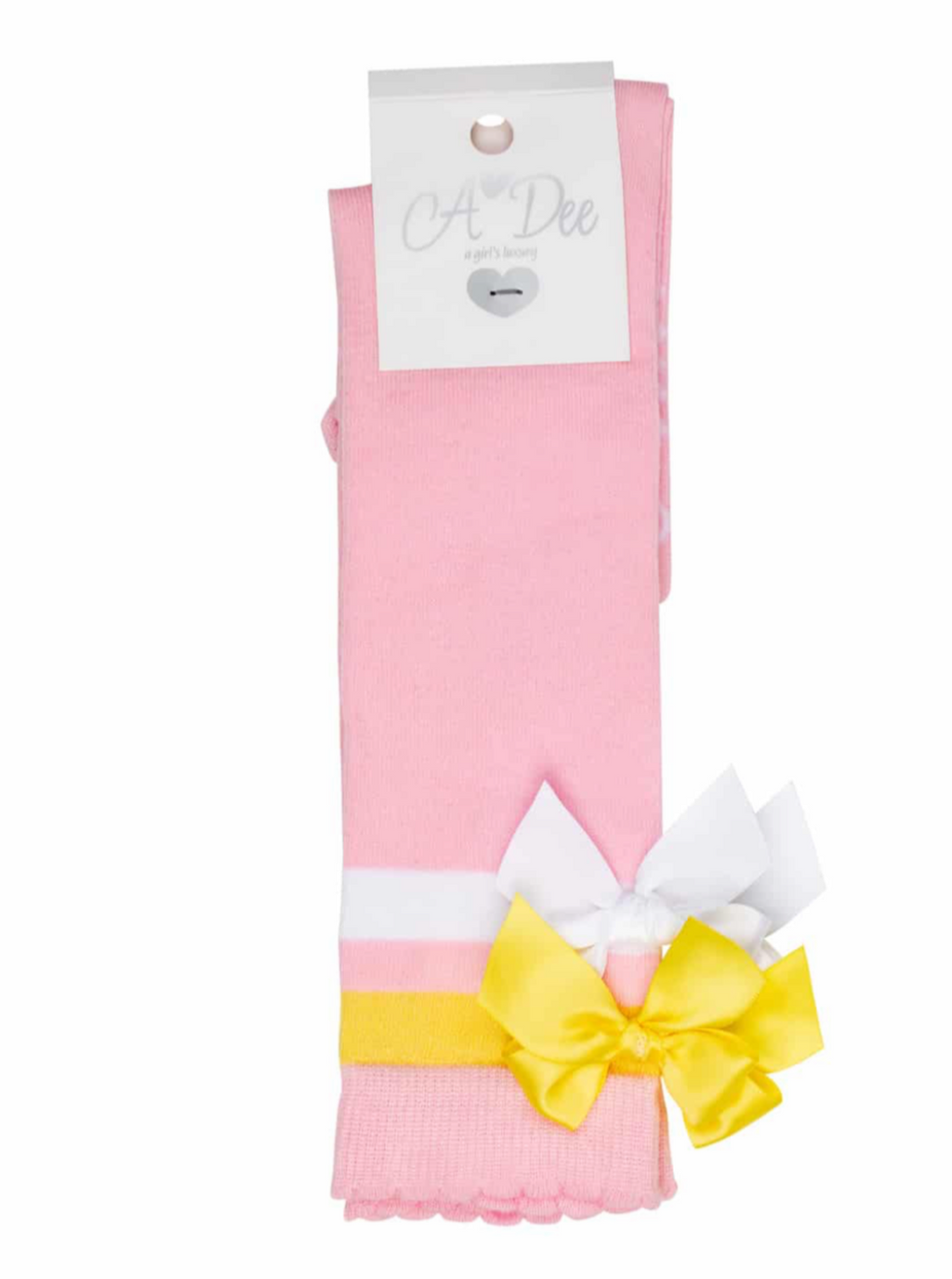 ADee bow knee high socks summer 24.    01242035