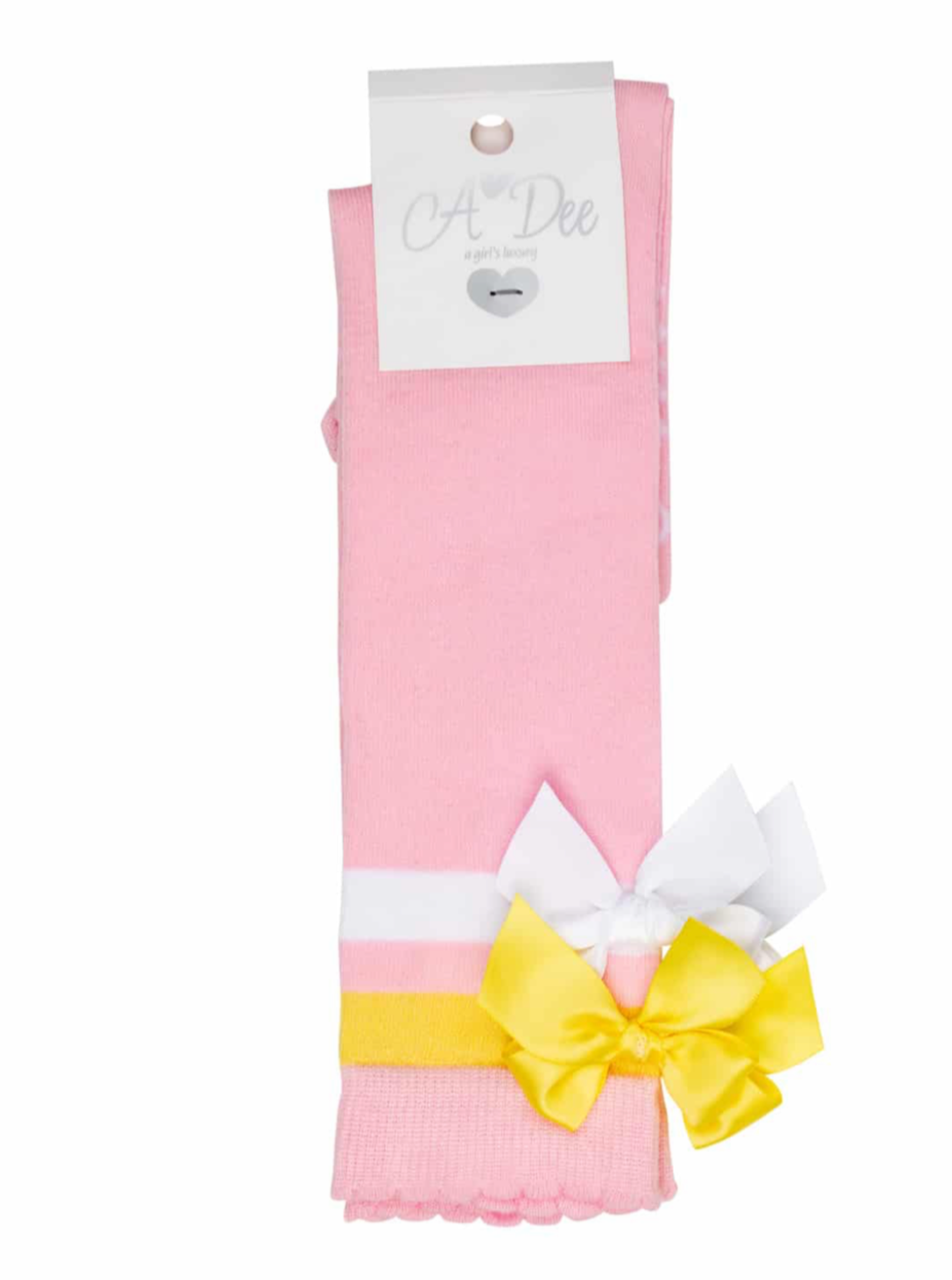 ADee bow knee high socks summer 24.    01242035