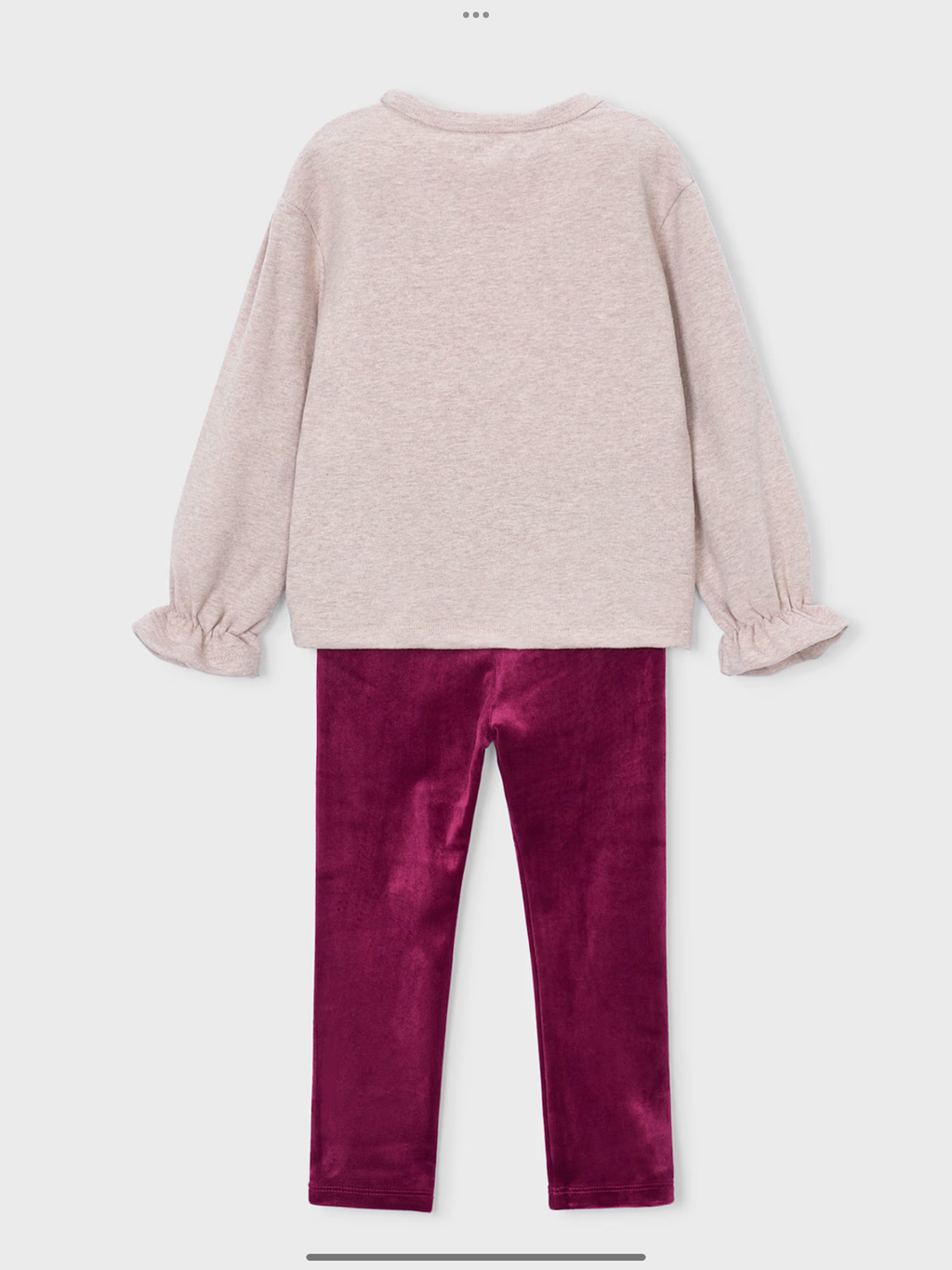 Mayoral Girls' leggings and hoodie set with bows 1026911