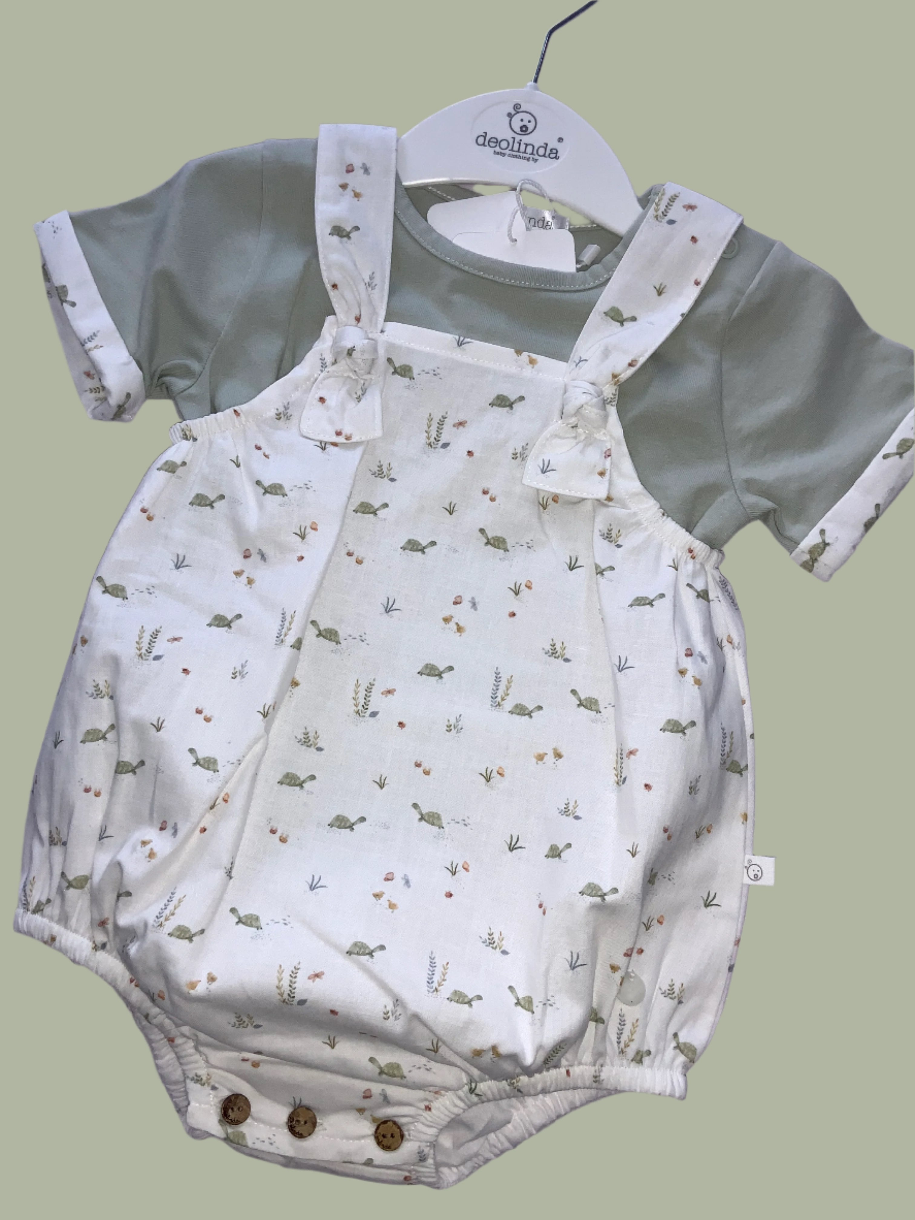 Deolinda turtle romper set.  Summer 24.  01242045
