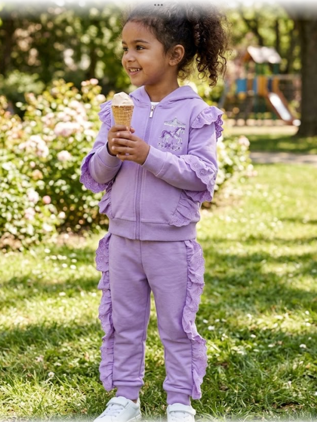 Georgio bambini lilac two piece tracksuit 1026915