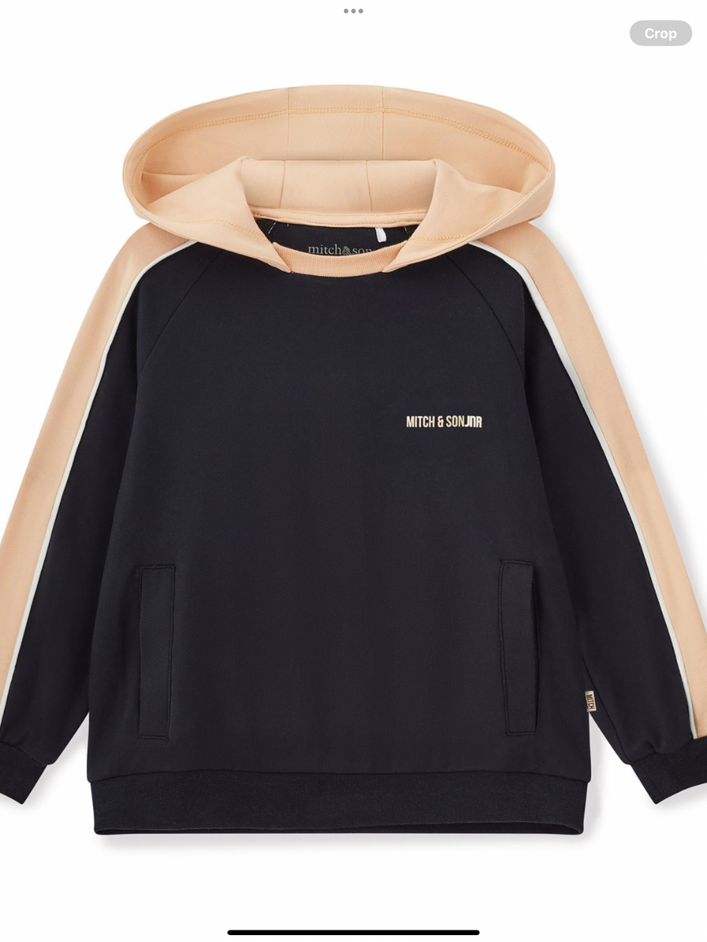 Mitch & Son JNR Lawrence Hoody Tracksuit With Contrast Hood - Black 0725289