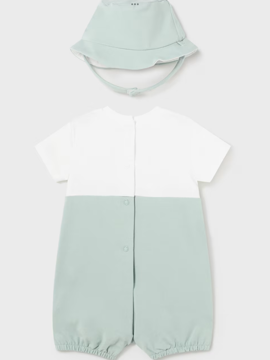 Mayoral dungaree and hat.  Summer 24.    01242062