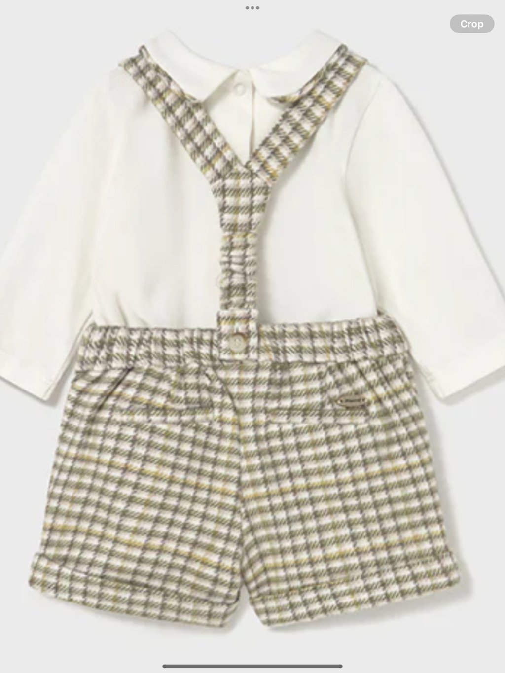 NEW SEASON Mayoral 2258 Green H Brace Set 0725302