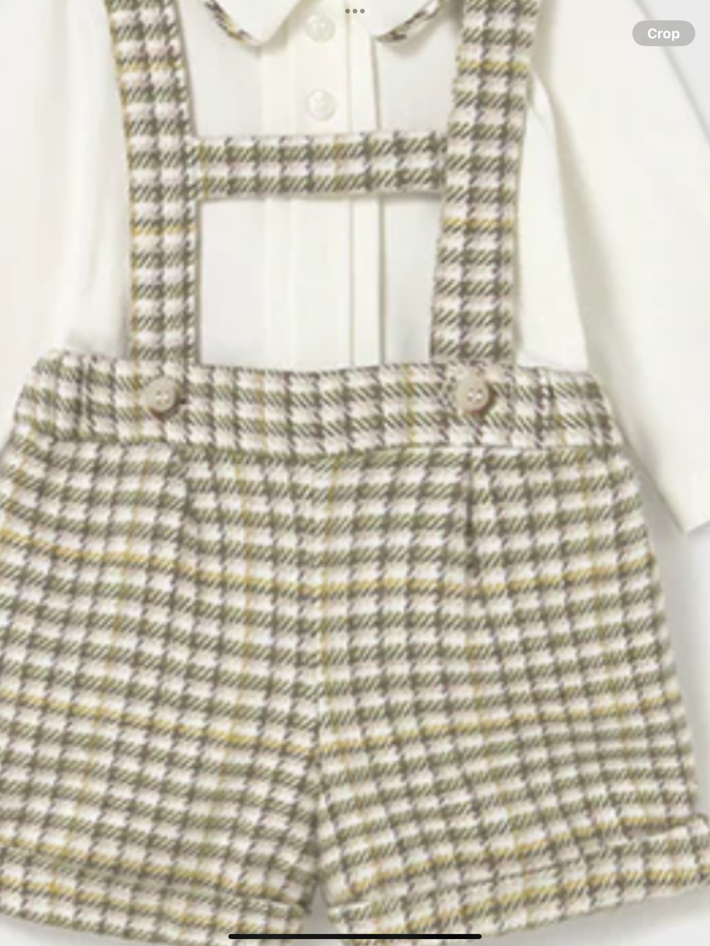 NEW SEASON Mayoral 2258 Green H Brace Set 0725302